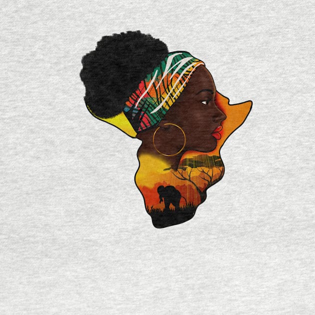 Africa Map, African Woman, Safari Love Africa by dukito